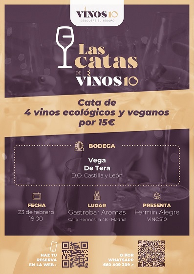 CATA 23 de febrero: 4 Vinos ecológicos y veganos&nbsp;SITRAMA